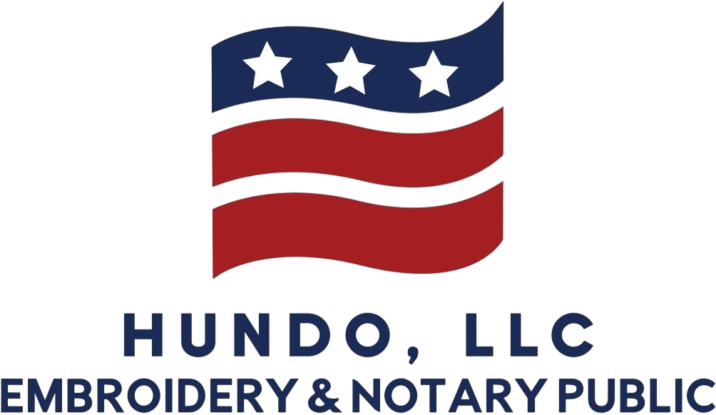 HUNDO, LLC, Embroidery & Notary Public