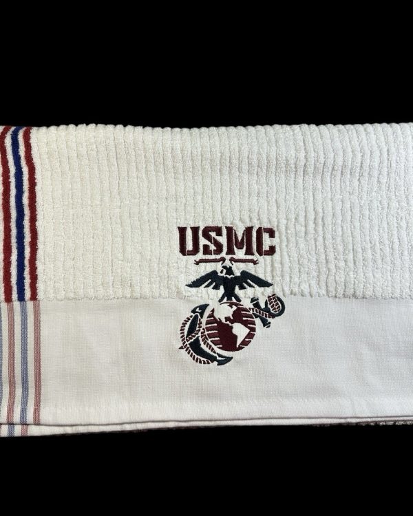 USMC / US Marines (2 Colors) Golf Caddy Towel / 44in x 24in (26k Stitches)