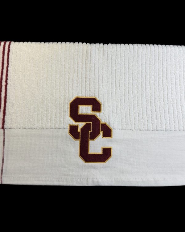 University of Southern California (USC) Caddy Towel (2 Logos) / 44in x 24in