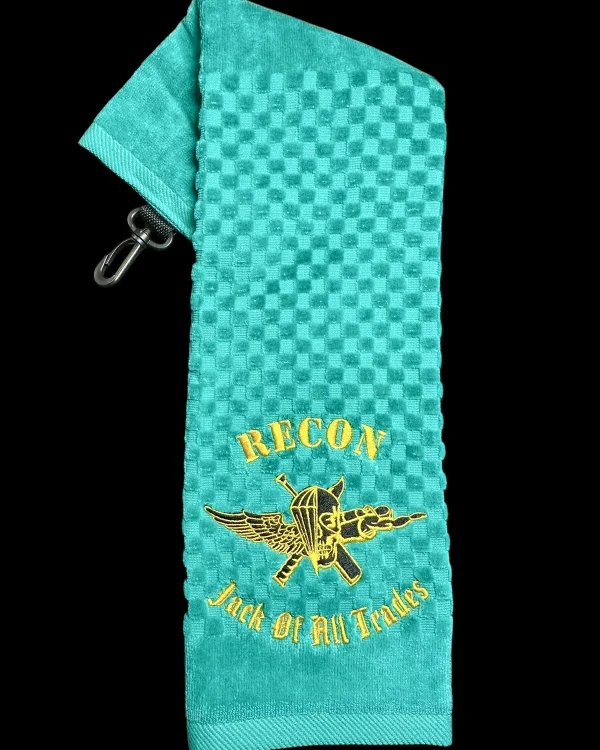 Recon Jack of All Trades USMC Golf Towel Cotton (5in Logo) 30k Stitches
