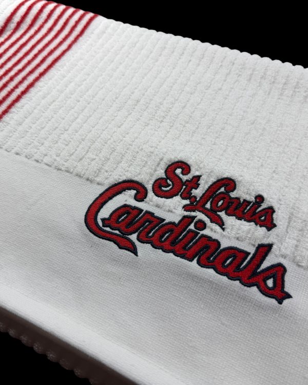 St Louis Cardinals (Script) Logo Caddy towel (2 Logos)  / 44in x24in
