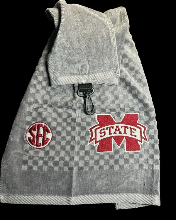 Mississippi State Golf Towel / (6in x 22in) Cotton